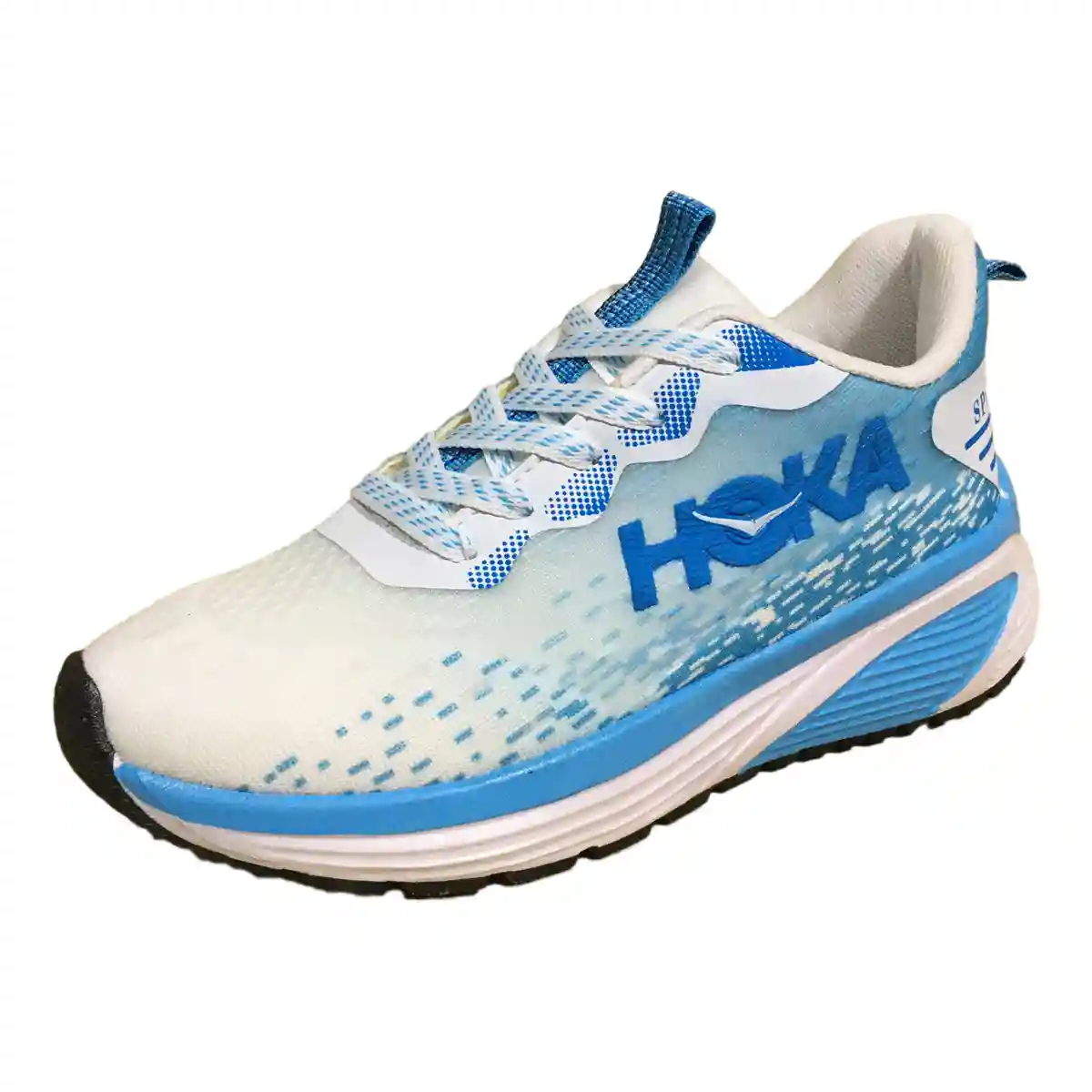 کتونی کفش اسپرت  hoka هوکا رنگ آبی فیروزه ای کد 164